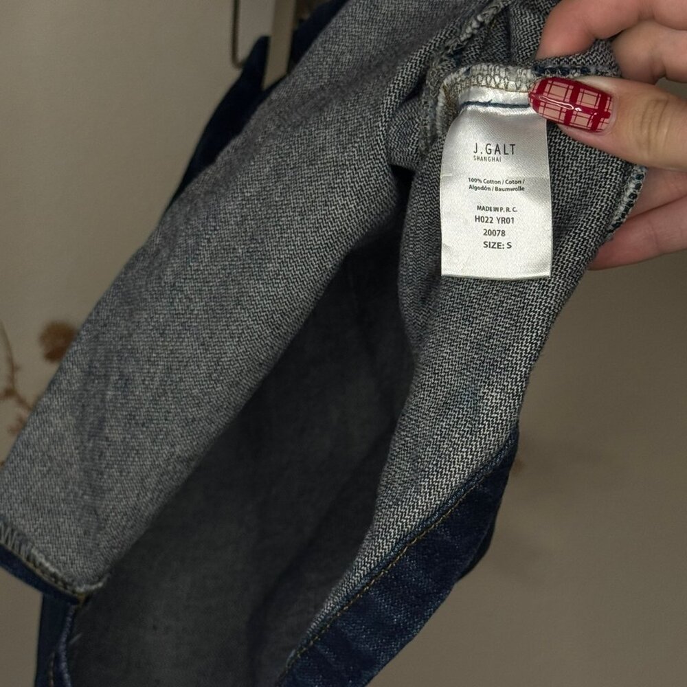 John Galt Jean Skirt - Picture 4 of 4